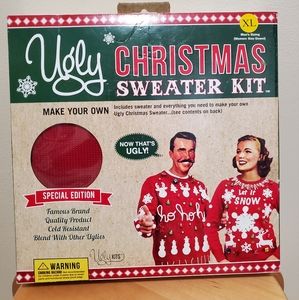 Make your own ugly Christmas sweater kit